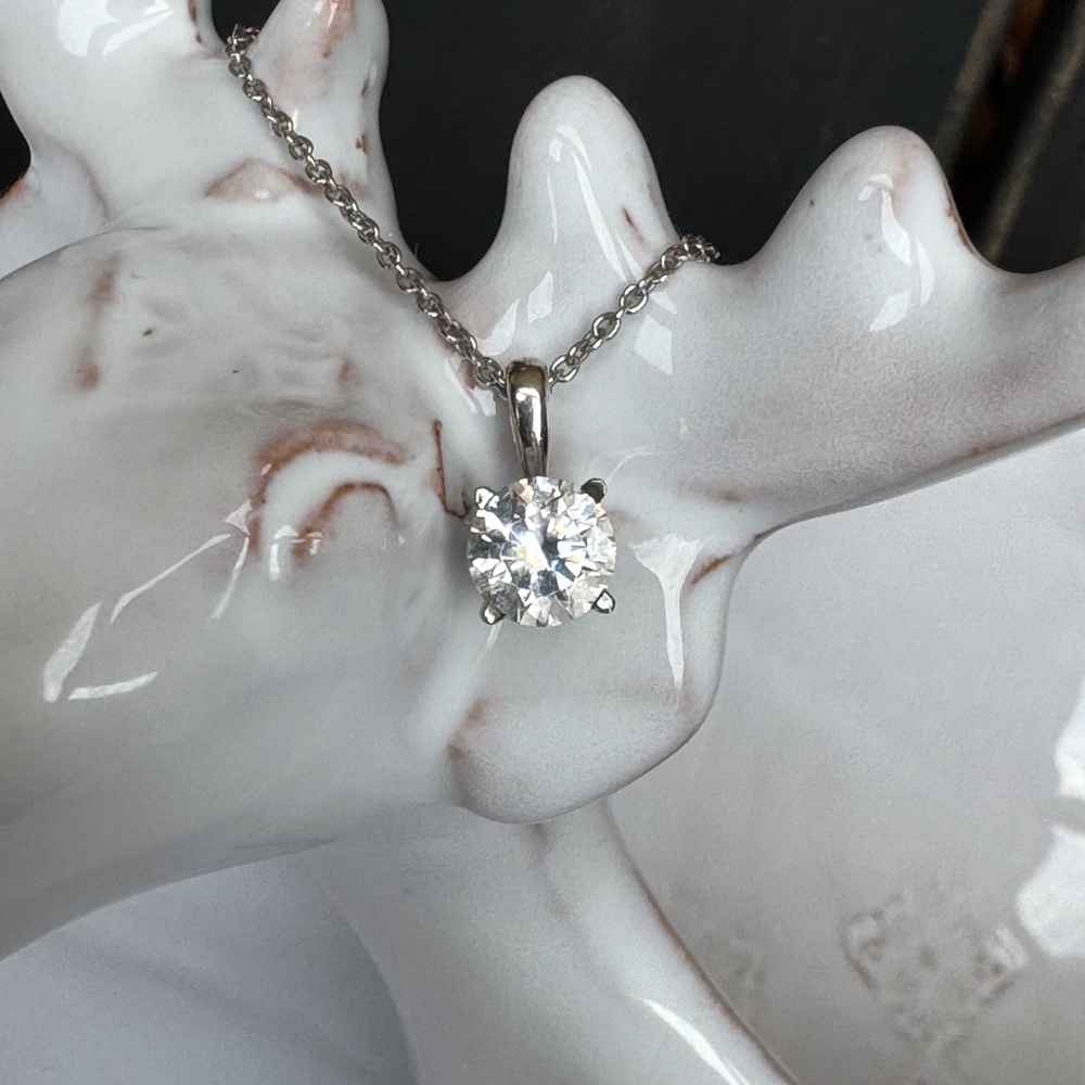 14KWG Nexus Diamond Pendant